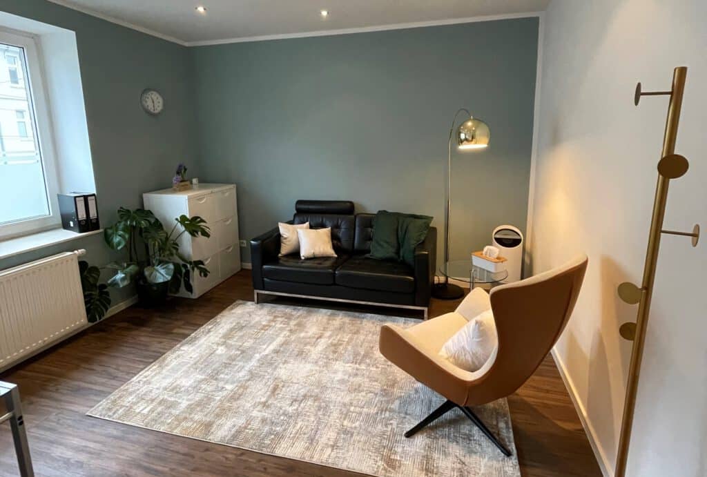 Praxisraum-Psychotherapie-Duesseldorf-Gerresheim-Freia-Strack